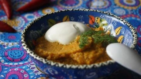 согревающий морковный суп-пюре