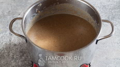 суп-пюре грибной со сливками