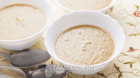 суп-пюре грибной со сливками