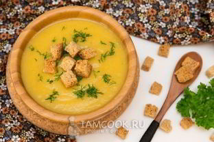 Суп-пюре из белокочанной капусты