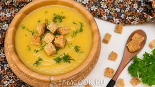 Суп-пюре из белокочанной капусты