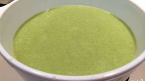 суп-пюре из брокколи с сыром