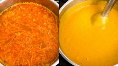 суп-пюре из чечевицы