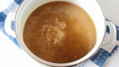 суп-пюре из кабачков с грибами