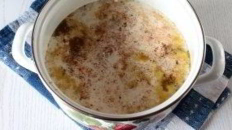 суп-пюре из кабачков с грибами