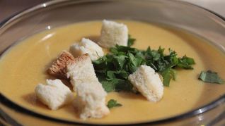 Суп-пюре из красной чечевицы