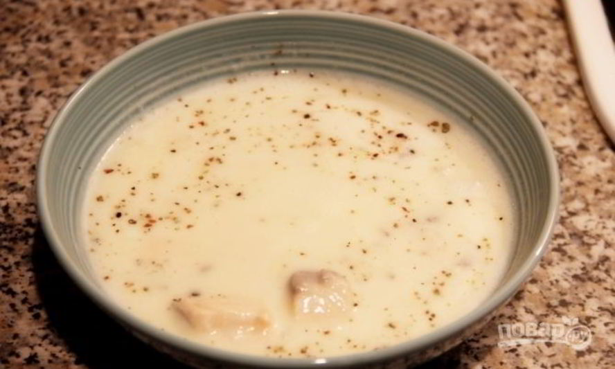 Рецепт супа-пюре из лосося со сливками