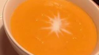 Суп-пюре из сладкого картофеля и репы