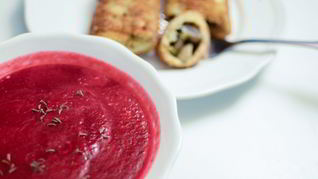 Суп-пюре из свеклы