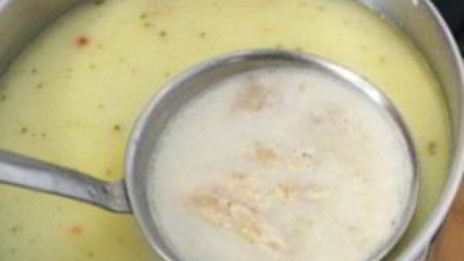 суп-пюре из цветной капусты с курицей