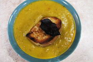 Суп-пюре из тыквы по-итальянски