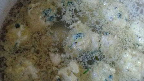 суп-пюре из тыквы с фрикадельками