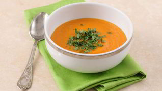 Суп-пюре из тыквы с лемонграссом