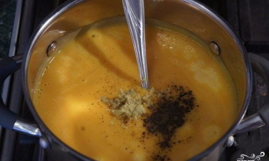 Рецепт супа-пюре из тыквы с сельдереем