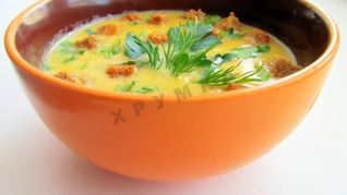 Суп-пюре из тыквы со сливками в мультиварке