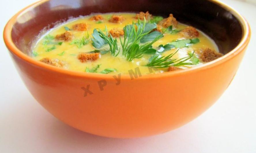 Рецепт супа-пюре из тыквы со сливками в мультиварке