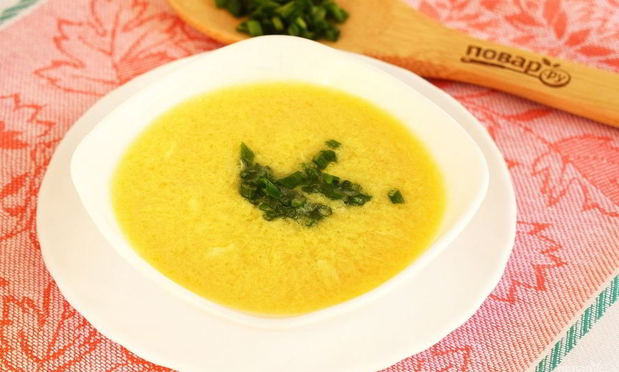 Рецепт супа-пюре из яиц
