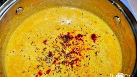 суп-пюре из запеченной тыквы