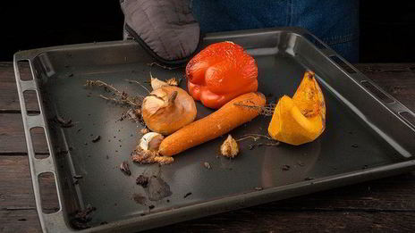 суп-пюре из запеченных овощей