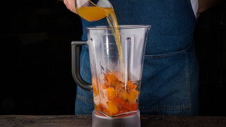 суп-пюре из запеченных овощей