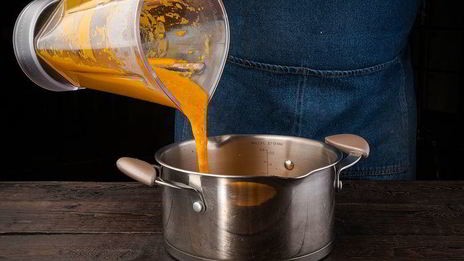 суп-пюре из запеченных овощей