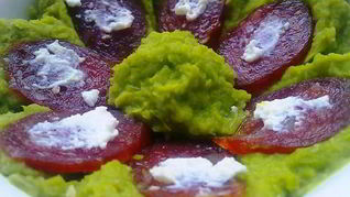 Суп-пюре из зеленого горошка