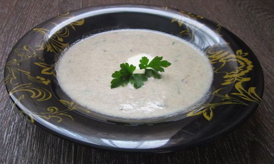 Рецепт супа-пюре с цукини и грибами