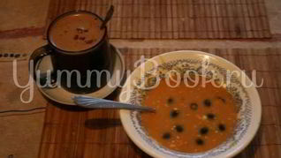 Суп-пюре томатный с брынзой