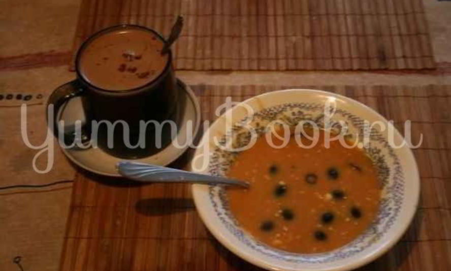 Рецепт супа-пюре томатного с брынзой