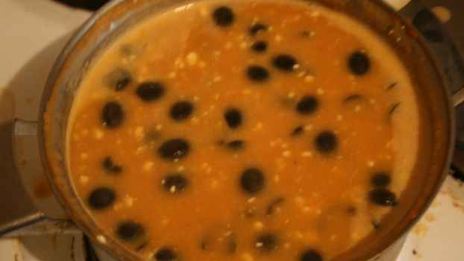 суп-пюре томатный с брынзой