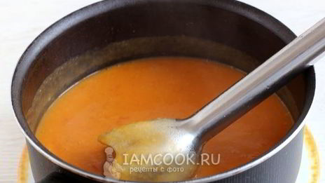 томатно-тыквенный суп-пюре с картофелем