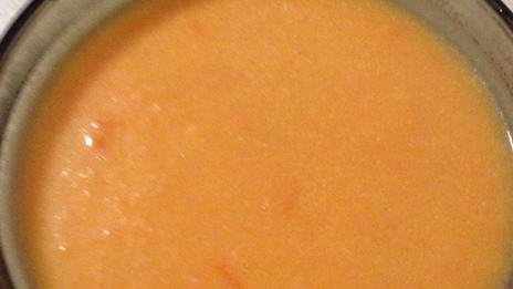 томатный суп-пюре с сыром