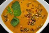 Тыквенный суп-пюре с чечевицей