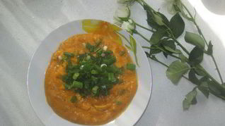 Тыквенный суп-пюре с курицей