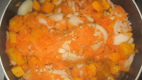 тыквенный суп-пюре с курицей