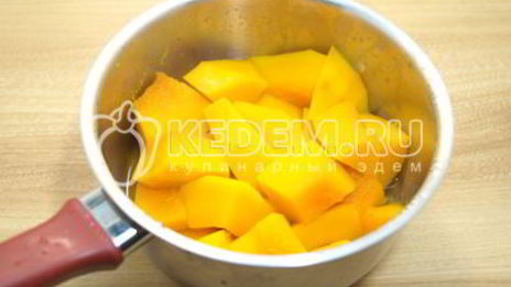 тыквенный суп-пюре с сыром