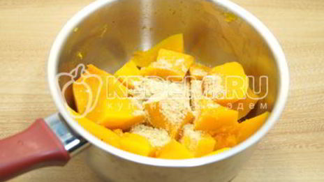 тыквенный суп-пюре с сыром