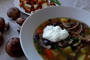 Суп с грибами Грибная юшка