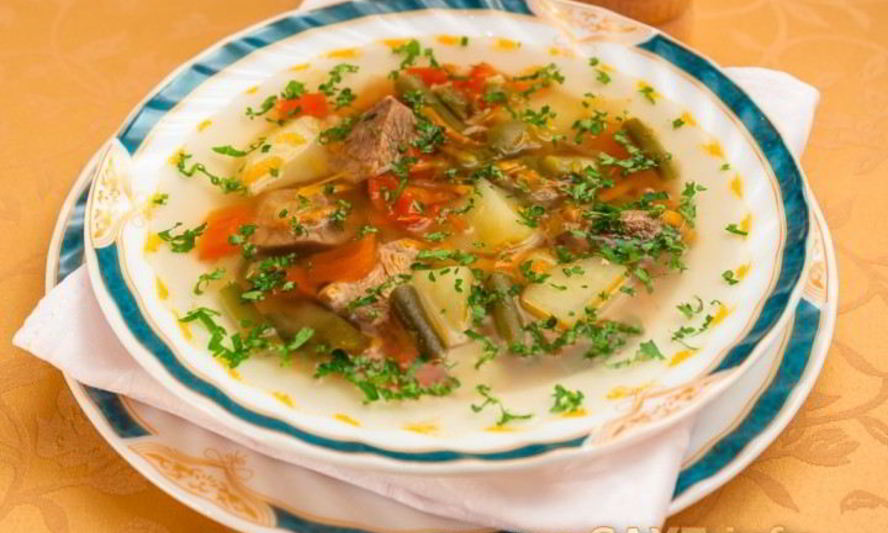 Рецепт супа с картофелем и стручковой фасолью