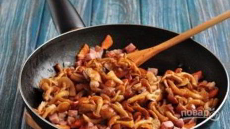 суп с опятами замороженными