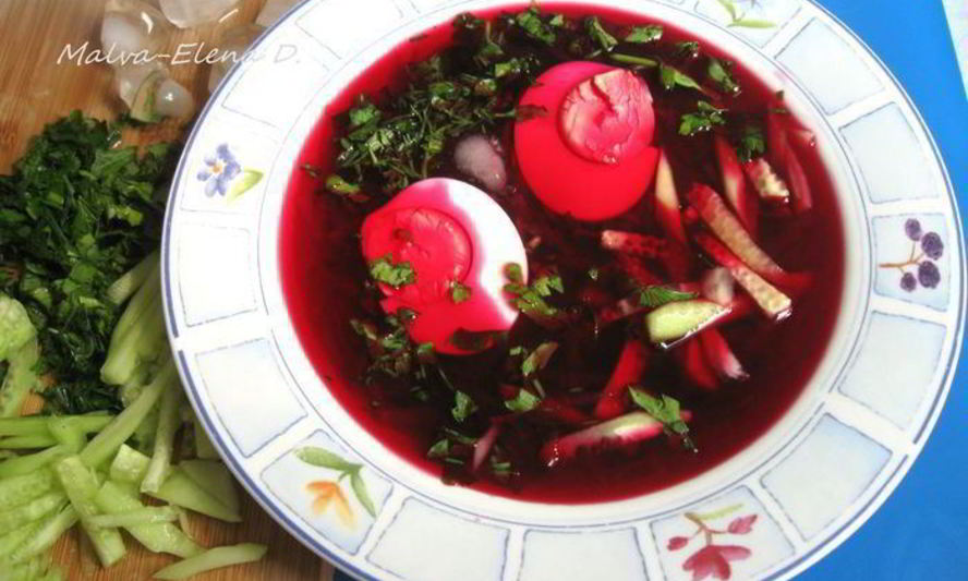 Рецепт холодного свекольника