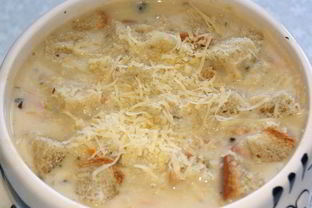 Сырный суп-пюре