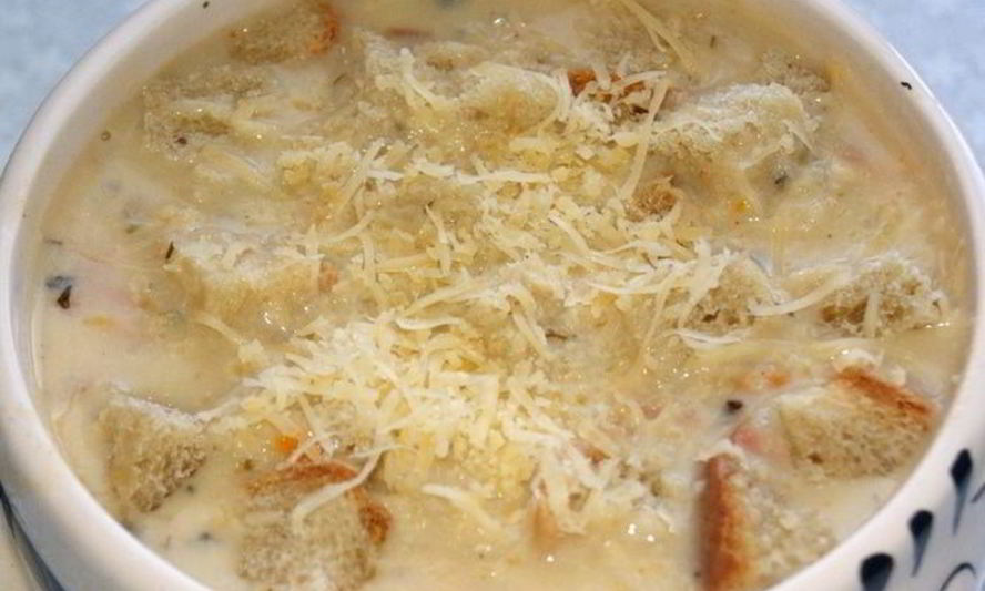 Рецепт сырного супа-пюре