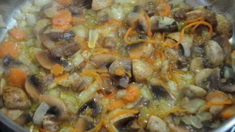 сырный суп с шампиньонами