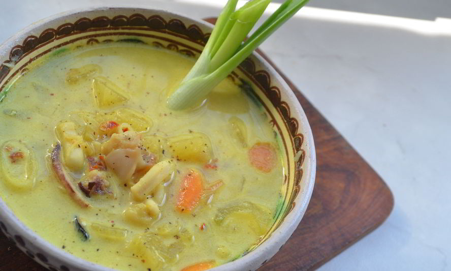 Рецепт тайского супа с морепродуктами