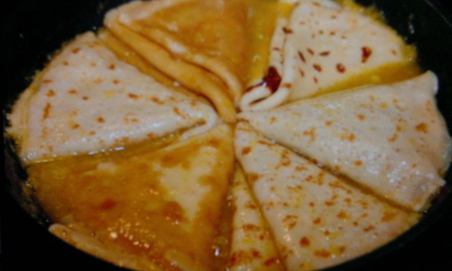 Рецепт апельсиновых блинов