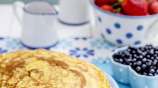 Ажурные блины на кипятке