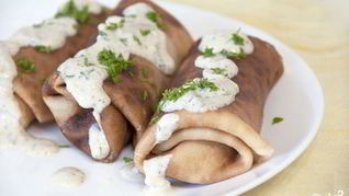 Блинчики из грибов