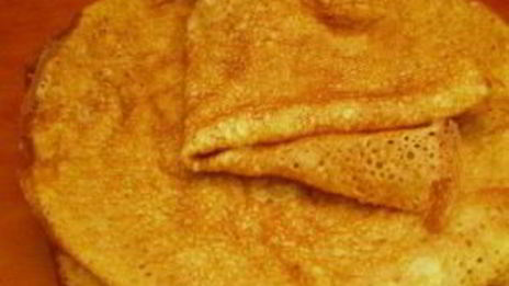 блинчики на молоке ажурные