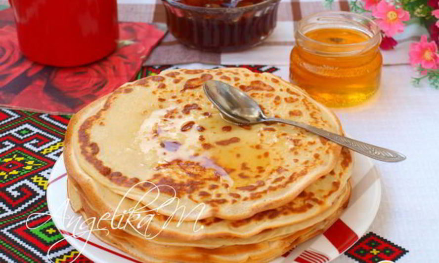 Рецепт блинчиков на ряженке